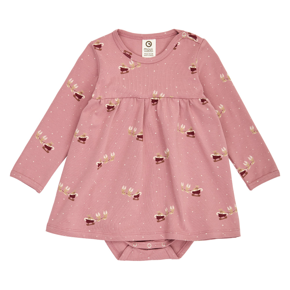 müsli Bodykleid Dress Nostalgia rose/ Cabernet/ Balsam cream 690000315