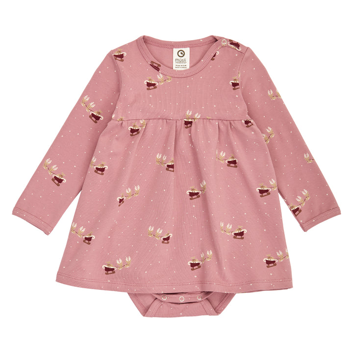 müsli Bodykleid Dress Nostalgia rose/ Cabernet/ Balsam cream 690000315