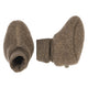 müsli Booties aus Merinowolle Wool Walnut melange 821000012