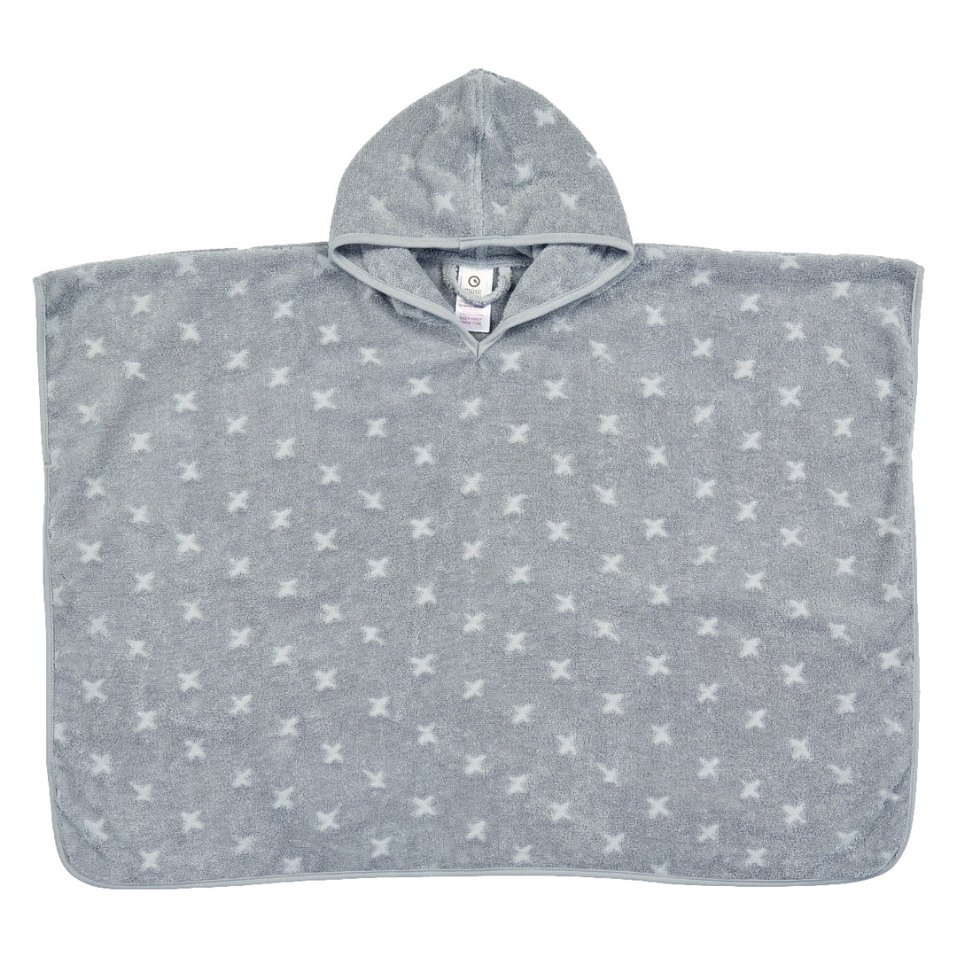 müsli Frottee-Poncho Bathrobes & Towels Jasmin blue 015430501