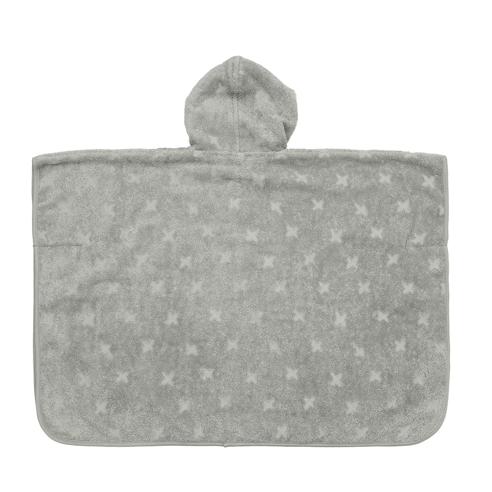 müsli Frottee-Poncho Bathrobes & Towels Mineral green 016590401