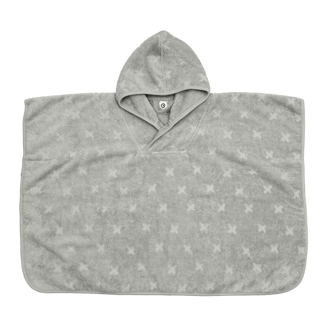 müsli Frottee-Poncho Bathrobes & Towels Mineral green 016590401