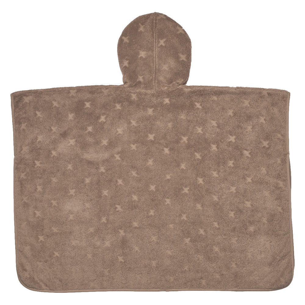 müsli Frottee-Poncho Bathrobes & Towels Walnut 017080802