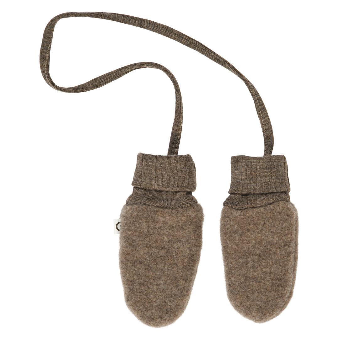müsli Handschuhe aus Merinowolle Headwear Walnut melange 821000012