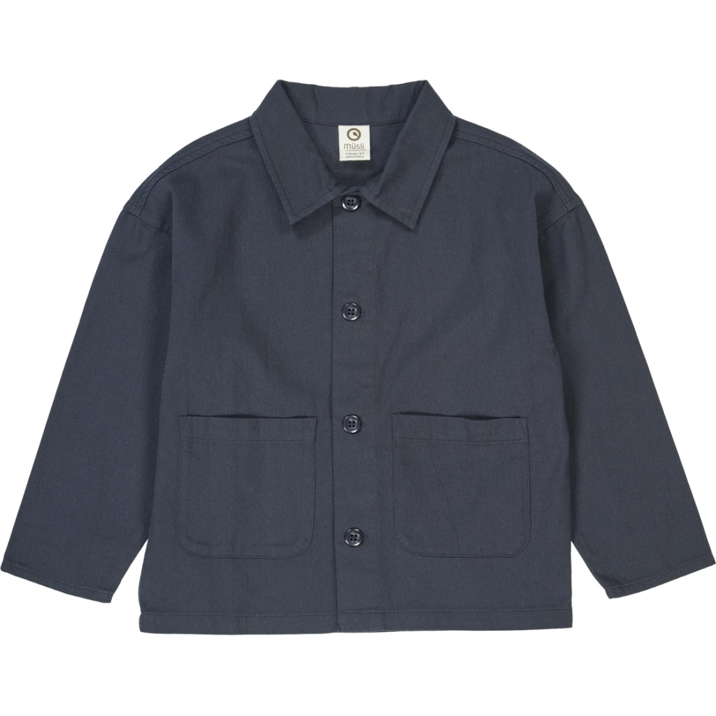 müsli Hemd L_S Tee Night blue 019402301