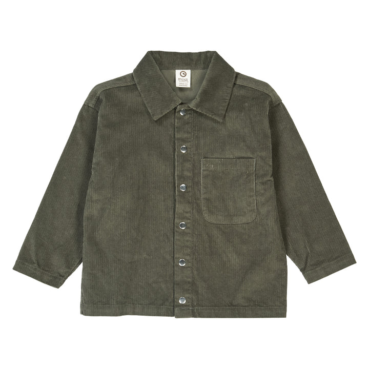 müsli Hemd L_S Tee Deep green 019040401
