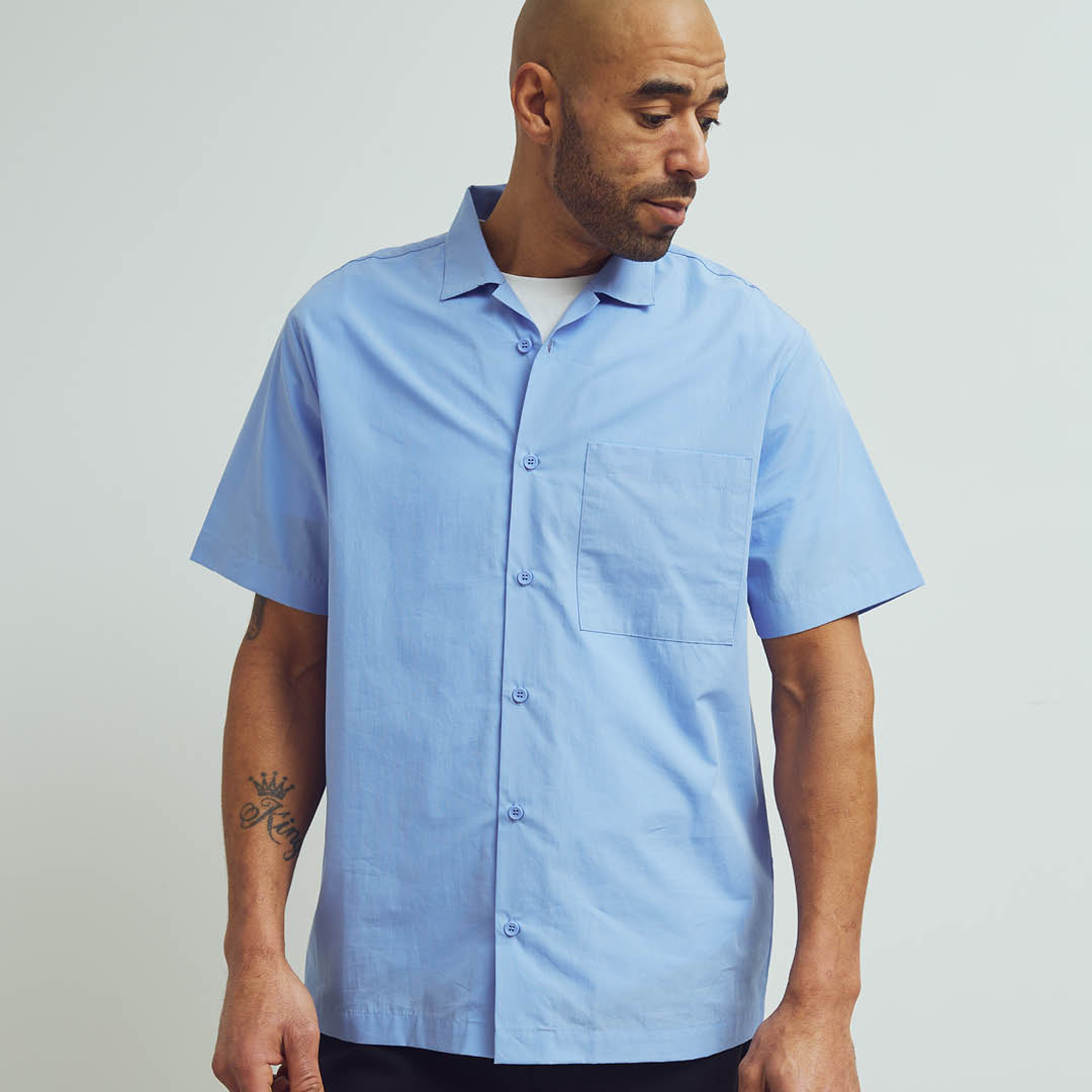 Conservandum Herren Hemd S_S Tee Shell blue 016392901