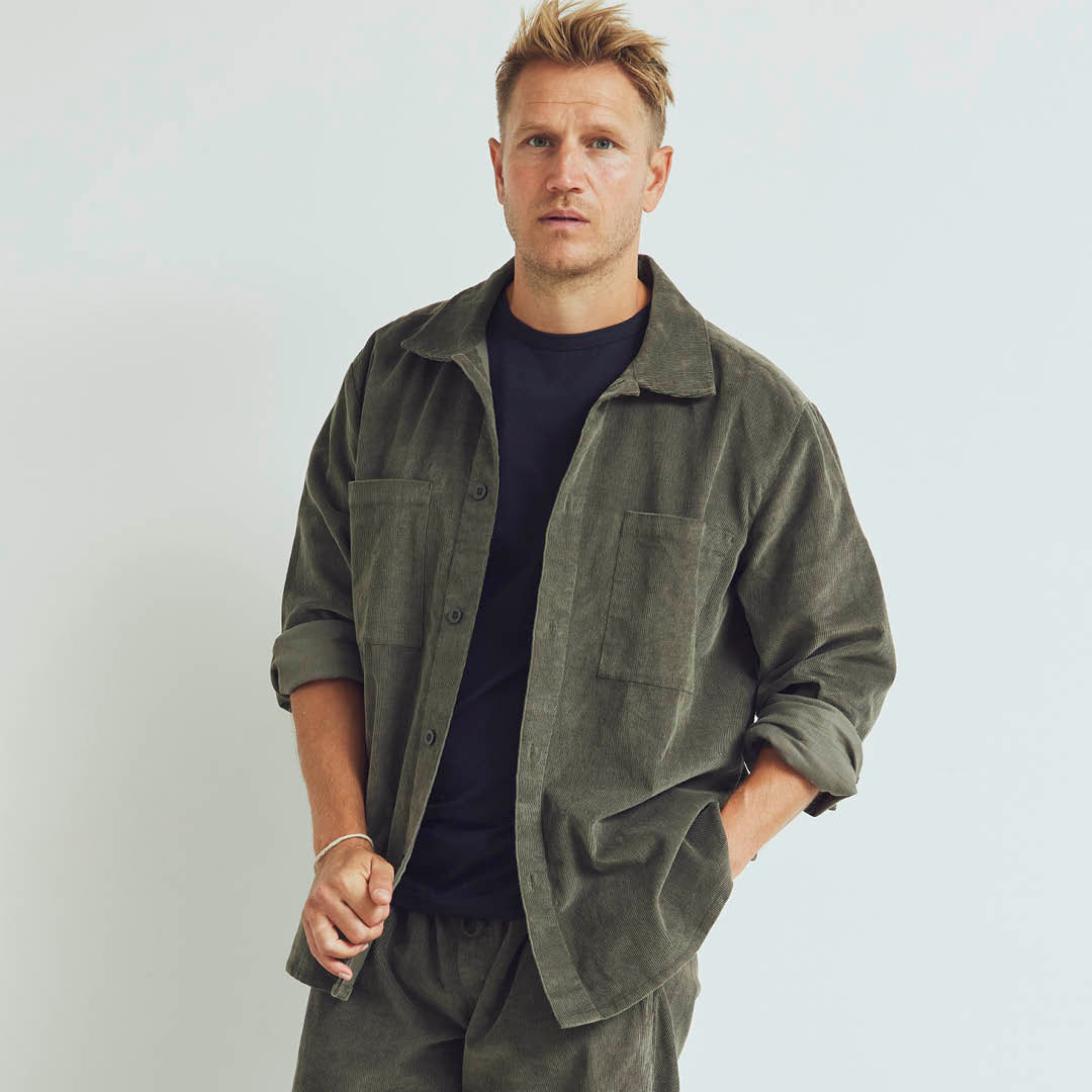 Conservandum Herren Hemd S_S Tee Deep green 019040401