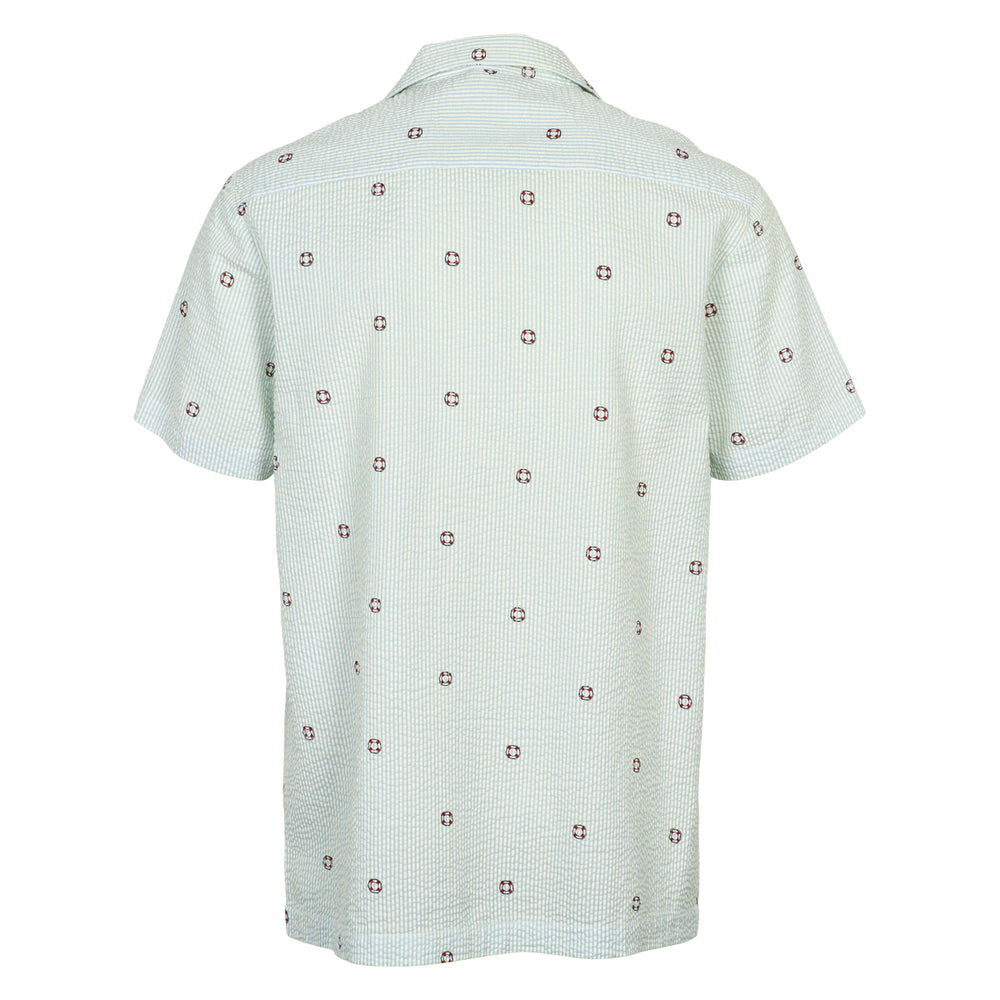 Conservandum Herren Hemd S_S Tee Tofu/ Ocean/ Mineral red 690000311