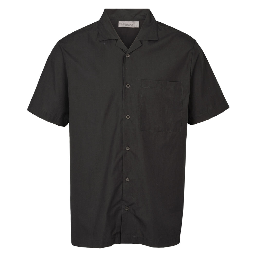 Conservandum Herren Kurzarmhemd S_S Tee Black 019400706