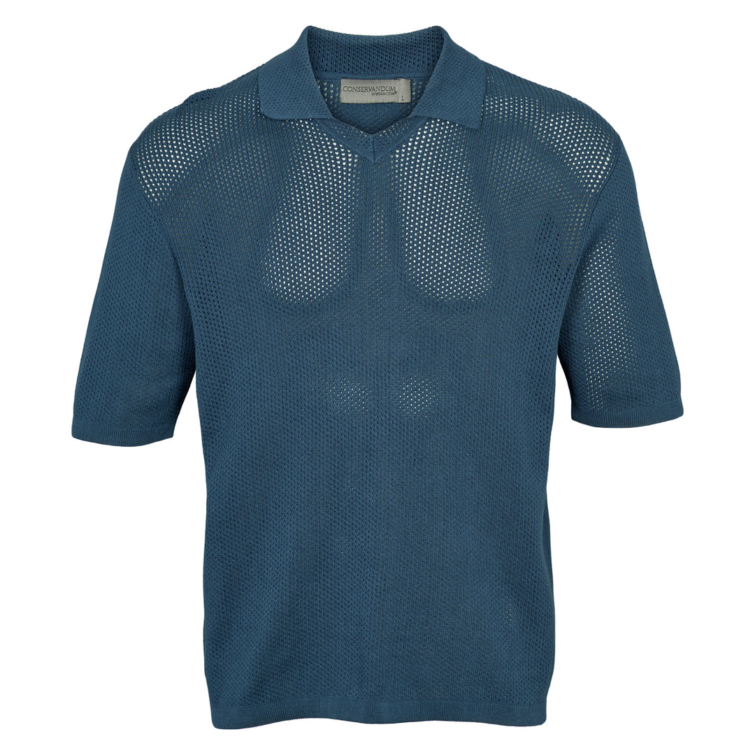 Conservandum Herren Poloshirt Sweatshirt Navy 019403101