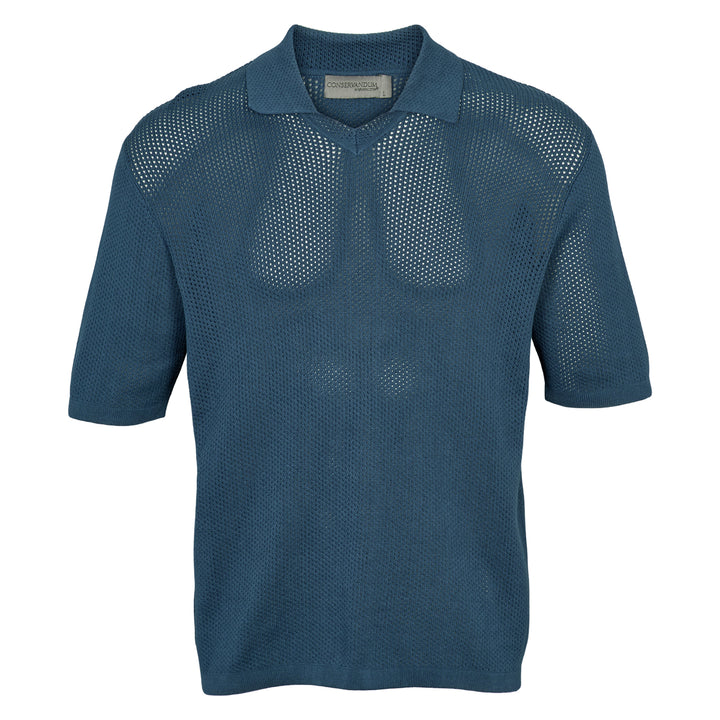 Conservandum Herren Poloshirt Sweatshirt Navy 019403101