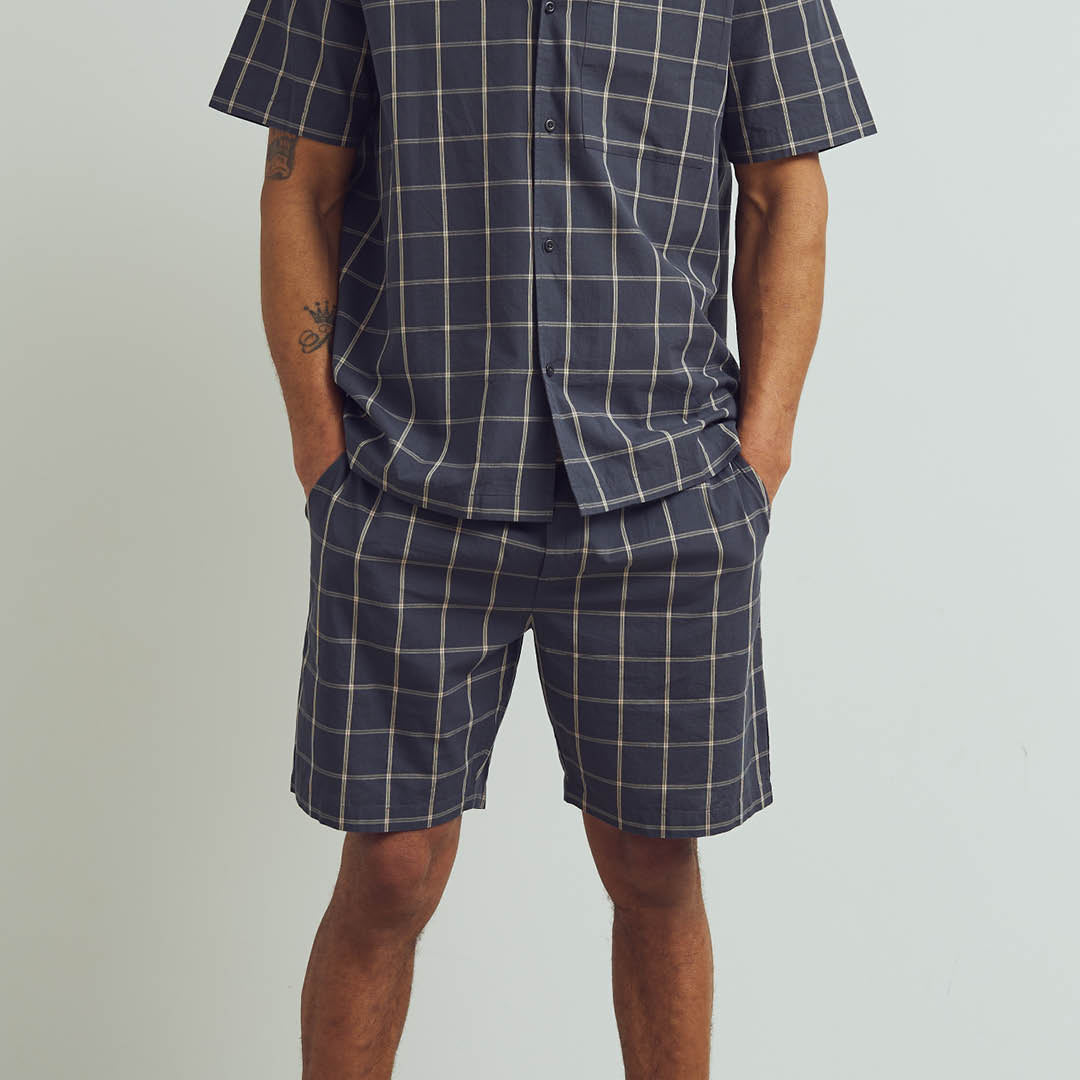 Conservandum Herren Shorts Pants Night blue/ Cashmere 690000208