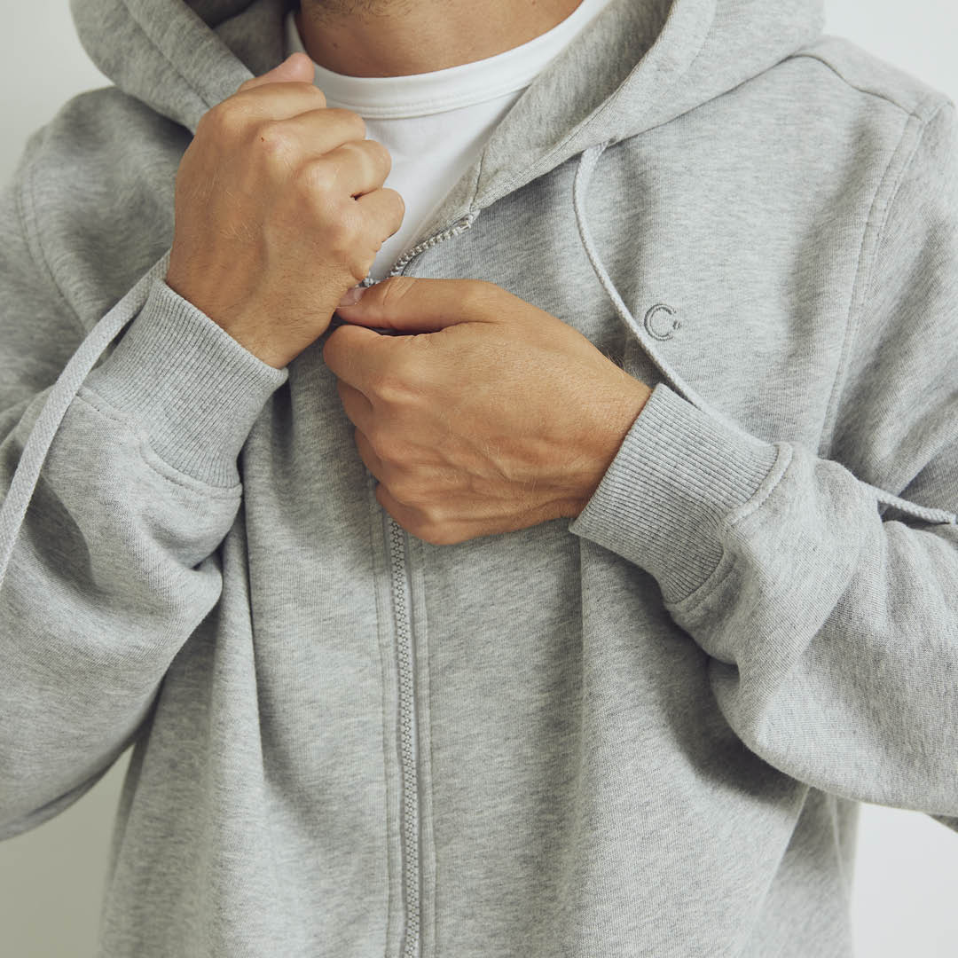 Conservandum Herren Sweatjacke Sweatshirt Pale greymarl 207670000