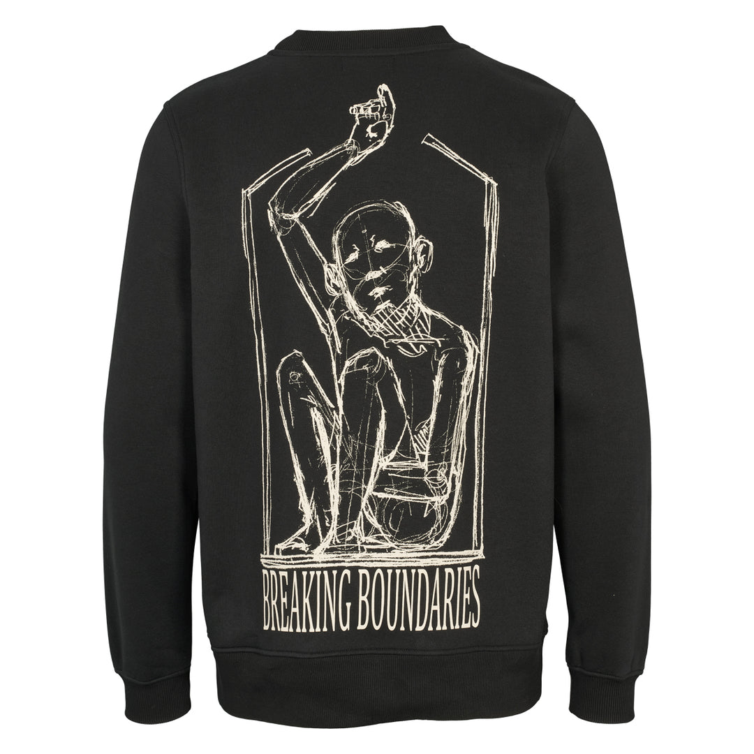 Conservandum Herren Sweatshirt Sweatshirt Black 019400706