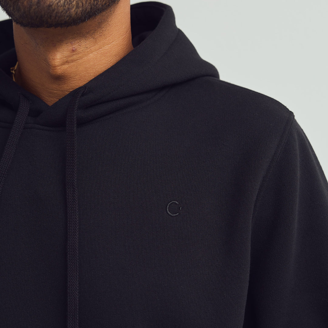 Conservandum Hoodie L_S Tee Black 019400706