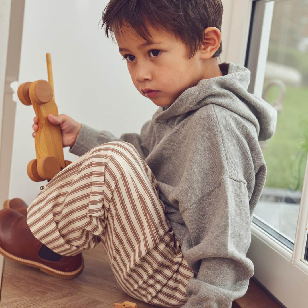 müsli Hoodie L_S Tee Pale greymarl 207670000