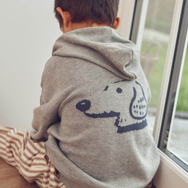 müsli Hoodie L_S Tee Pale greymarl 207670000