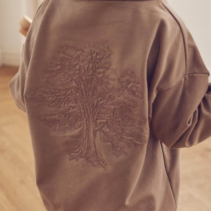 müsli Hoodie L_S Tee Walnut 017080802