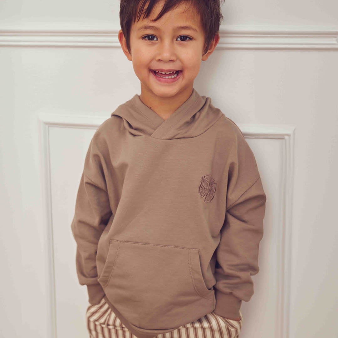 müsli Hoodie L_S Tee Walnut 017080802
