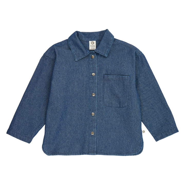 müsli Jeanshemd L_S Tee Denim navy 763001300