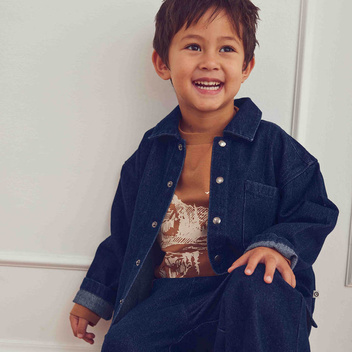 müsli Jeanshemd L_S Tee Denim navy 763001300