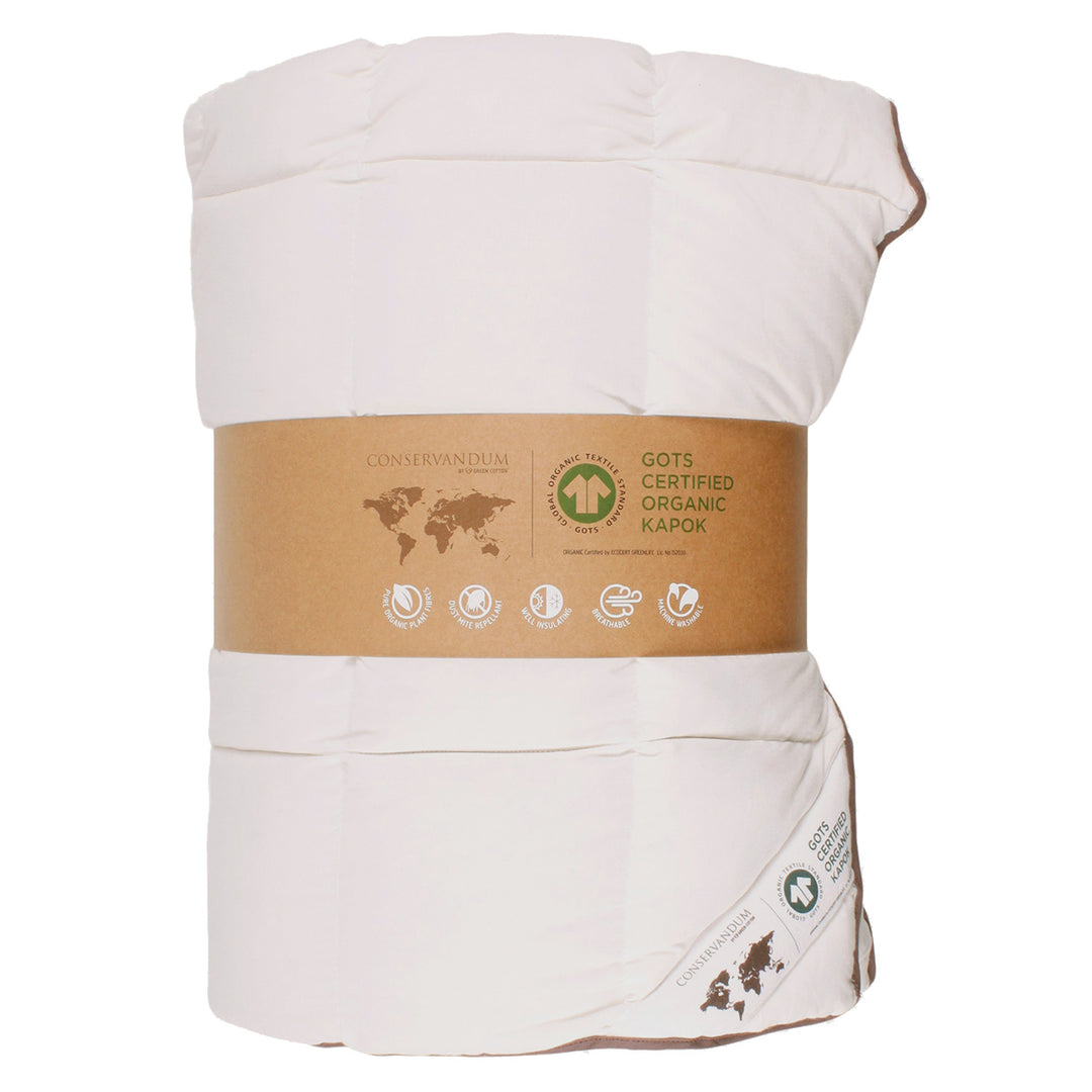 Conservandum Kapok-Bettdecke -ADULT Bed Linen & Blankets Creme 011060200