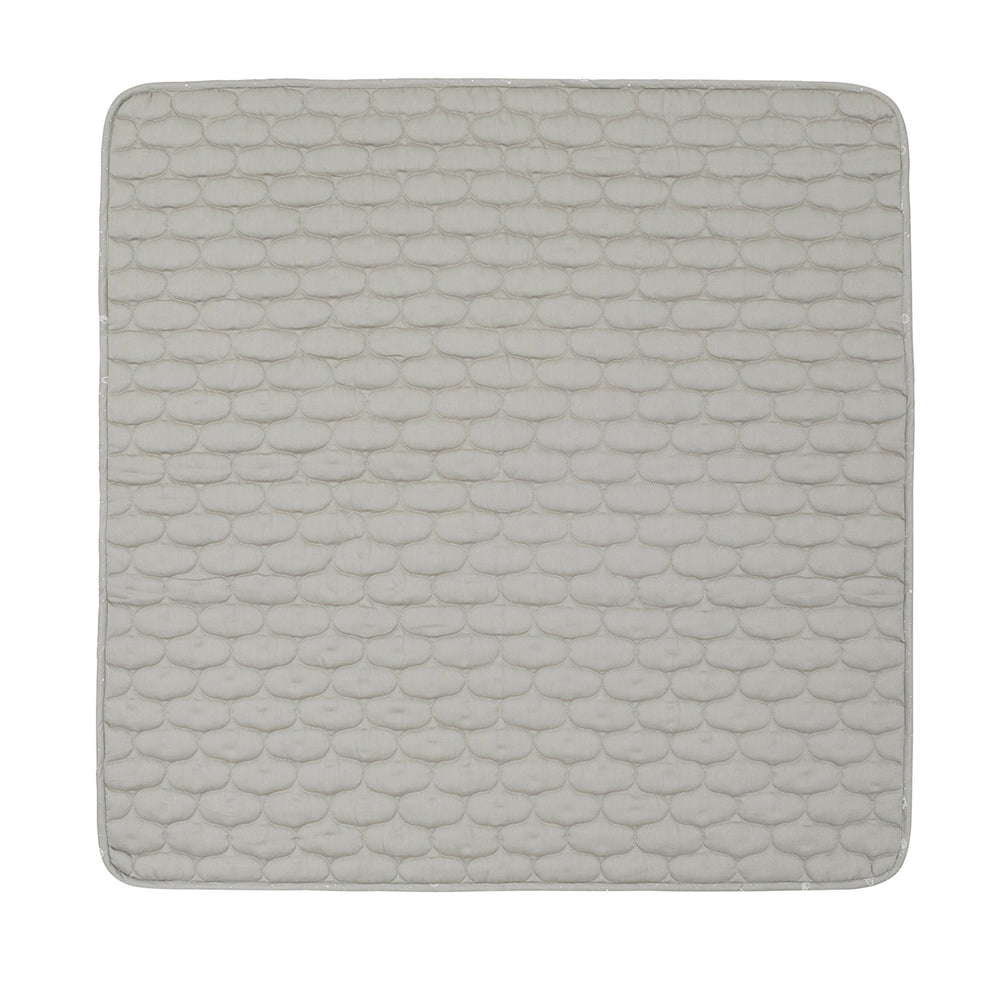 müsli Krabbeldecke Bed Linen & Blankets Mineral green/ Balsam cream 690000365