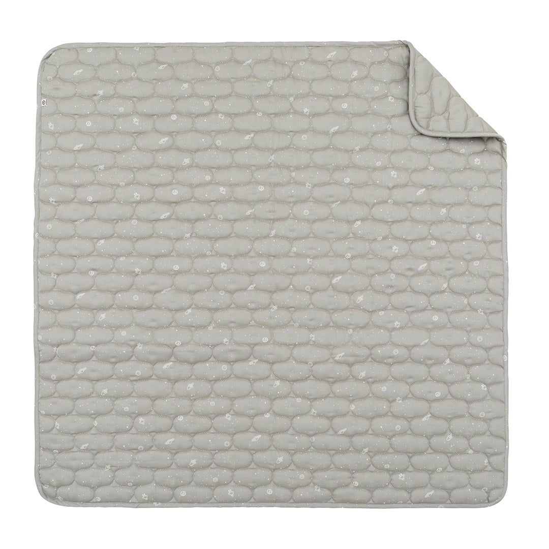 müsli Krabbeldecke Bed Linen & Blankets Mineral green/ Balsam cream 690000365