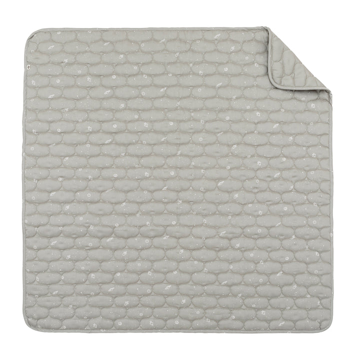 müsli Krabbeldecke Bed Linen & Blankets Mineral green/ Balsam cream 690000365