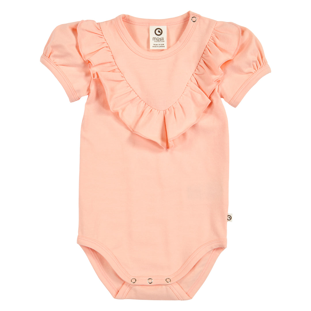 müsli Kurzarmbody Bodystockings Peach 013141801