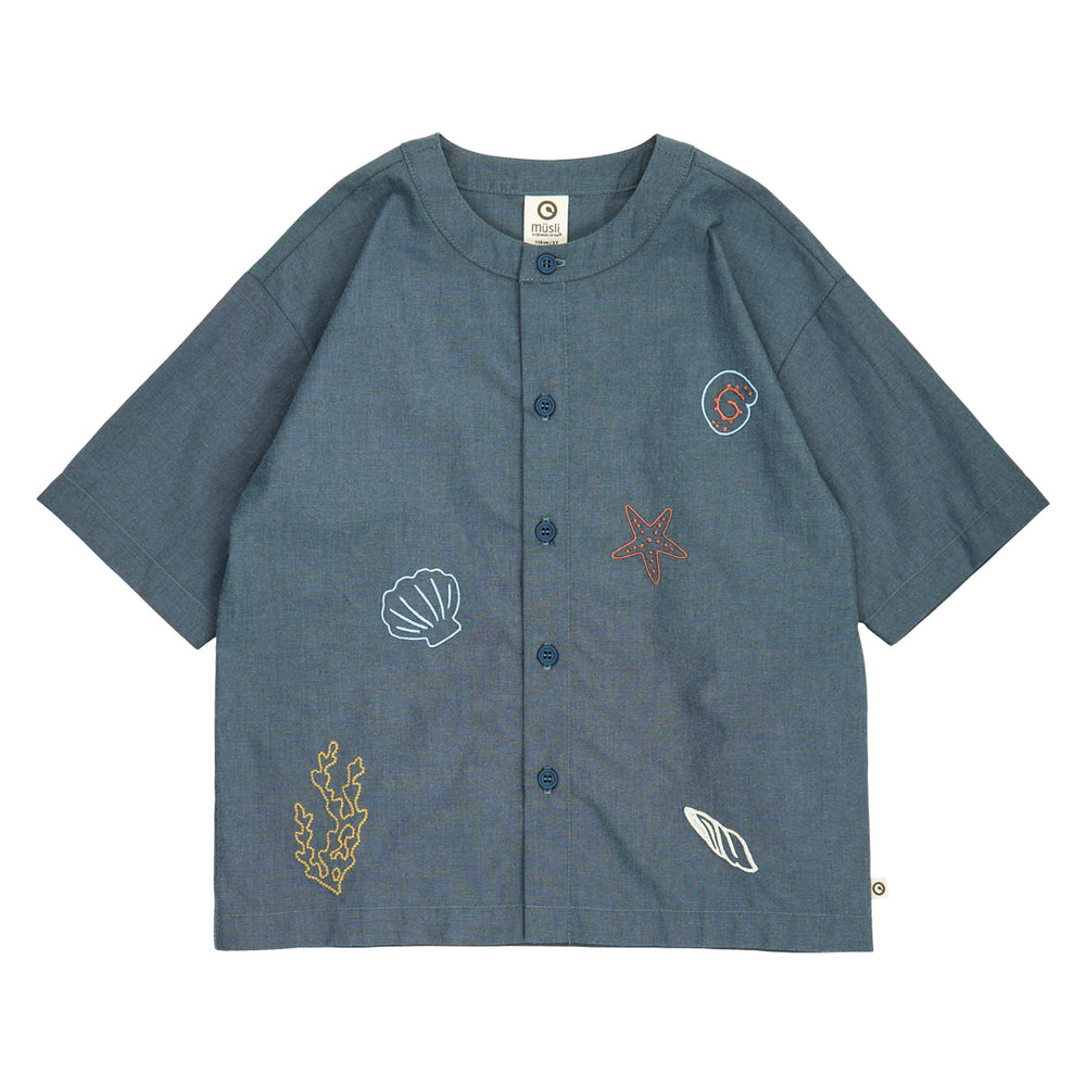 müsli Kurzarmhemd S_S Tee Chambray 563018901