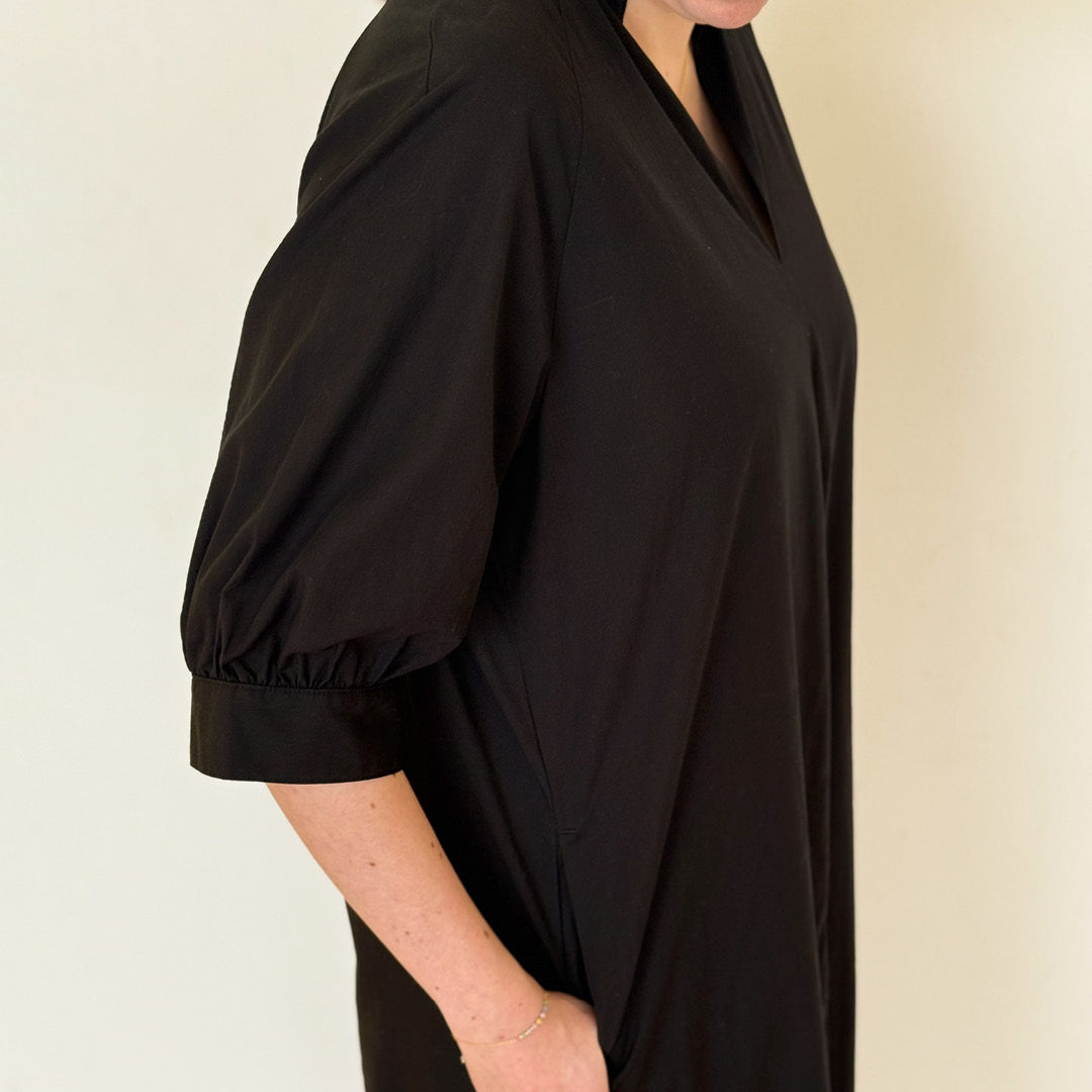 Conservandum Kurzarmkleid Dress Black 019400706