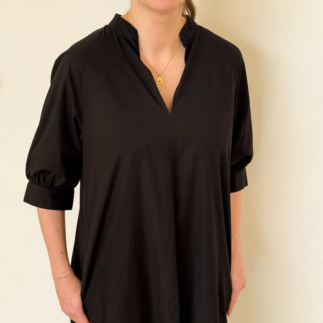 Conservandum Kurzarmkleid Dress Black 019400706
