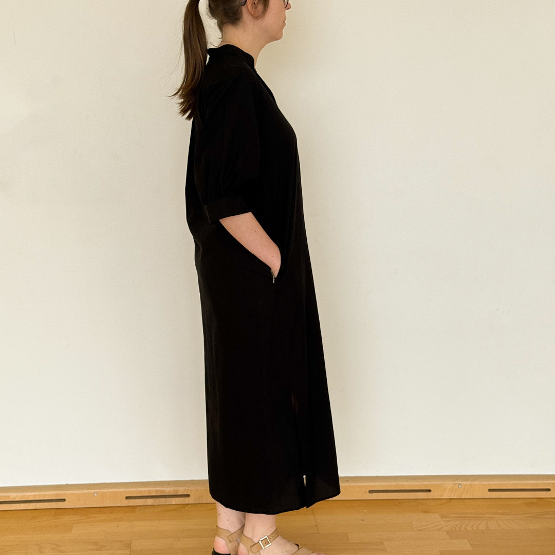 Conservandum Kurzarmkleid Dress Black 019400706