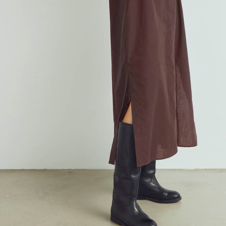 Conservandum Kurzarmkleid Dress French Roast 019101200
