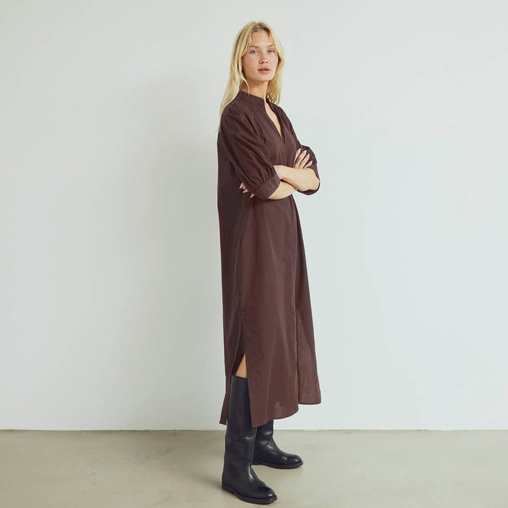 Conservandum Kurzarmkleid Dress French Roast 019101200