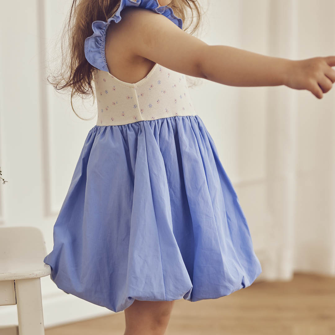 müsli Kurzarmkleid Dress Tofu/ Nectar/ shell blue 690000313