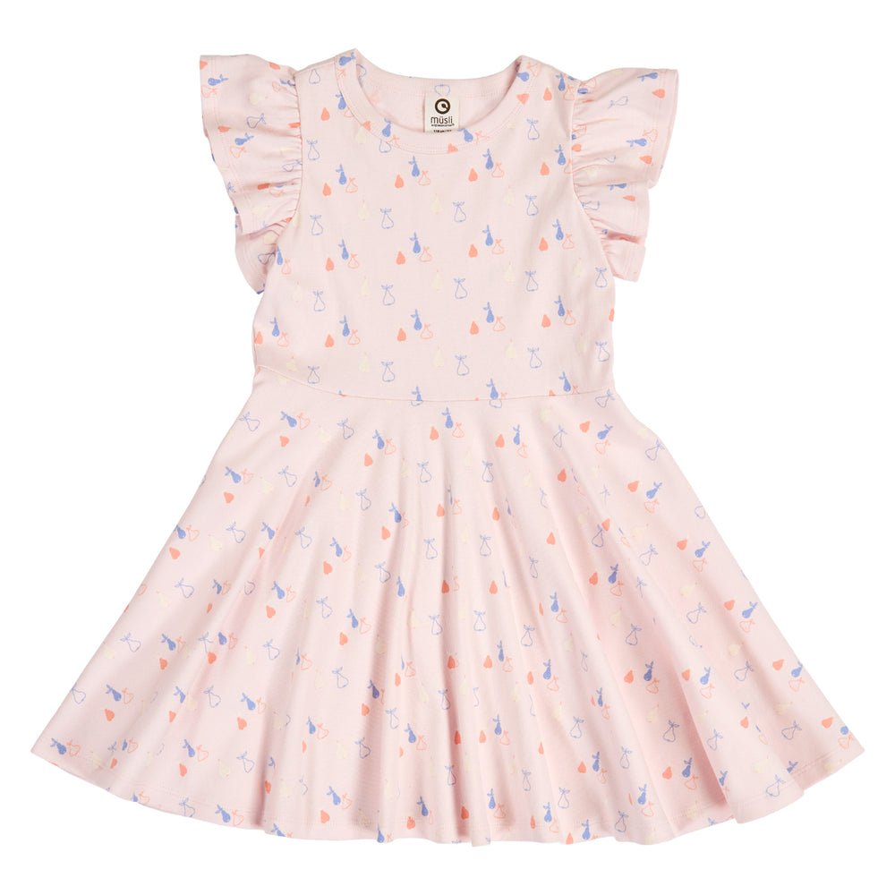 müsli Kurzarmkleid Dress Primrose/ Shell blue/ Tofu 690000304