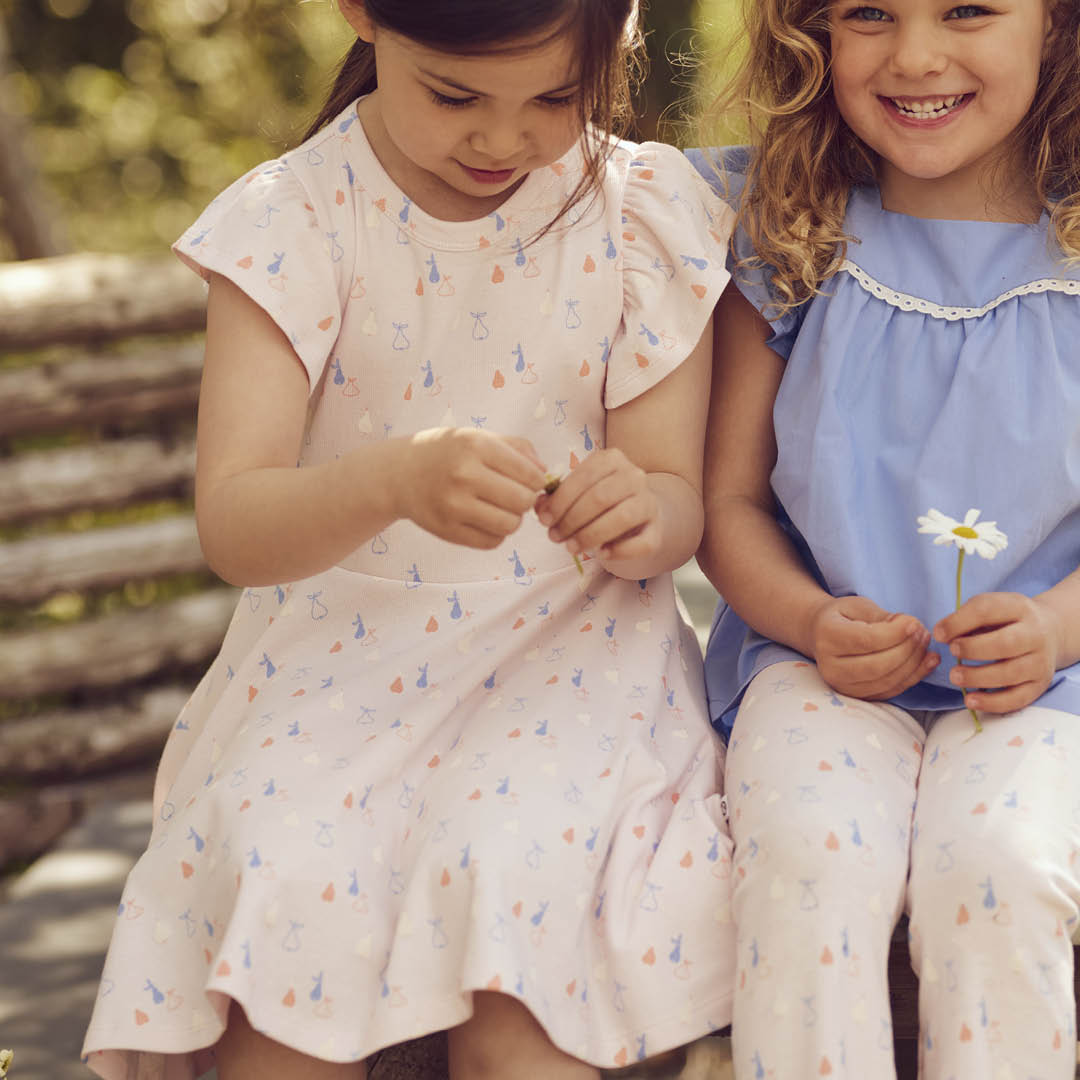 müsli Kurzarmkleid Dress Primrose/ Shell blue/ Tofu 690000304