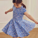 müsli Kurzarmkleid Dress Azure blue/ Nectar/ Tofu 690000307