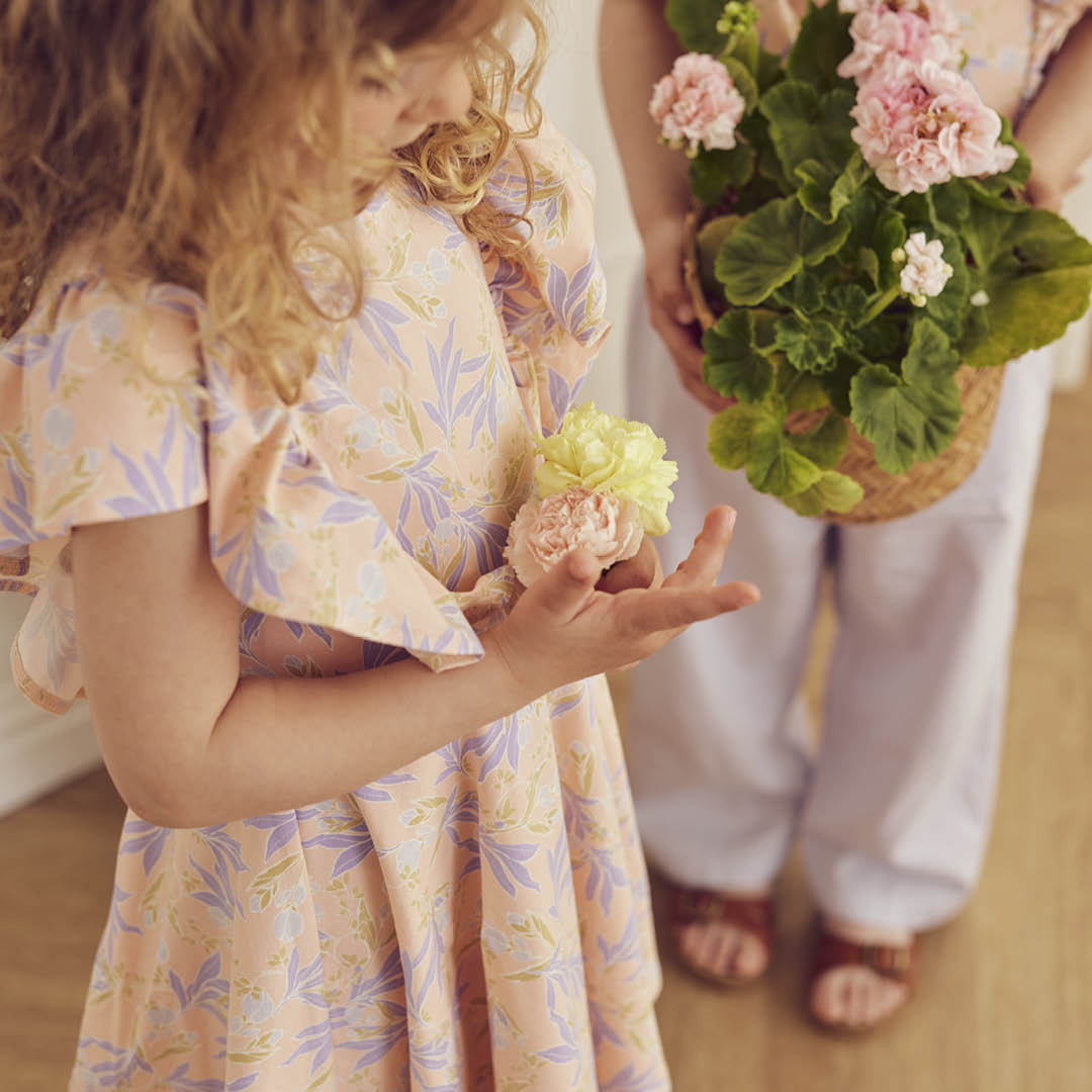 müsli Kurzarmkleid Dress Peach/ Bloom/ Dream 690000314