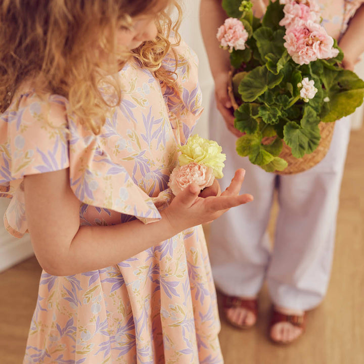 müsli Kurzarmkleid Dress Peach/ Bloom/ Dream 690000314