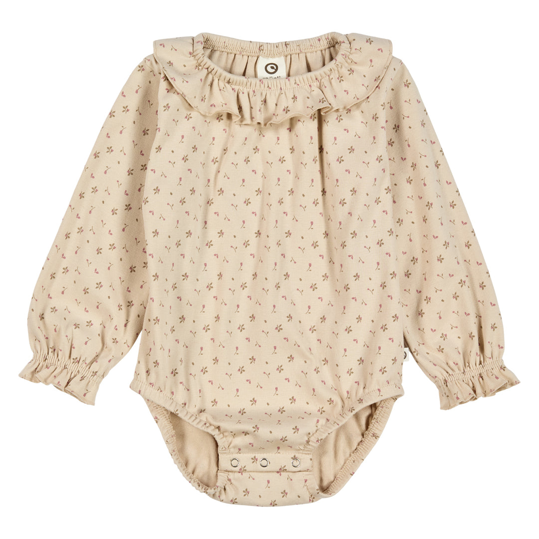 müsli Langarmbody Bodystockings Oak/ Nostalgia rose/ Beige 690000251