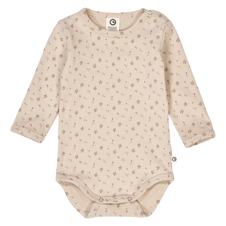 müsli Langarmbody Bodystockings Oak/ Nostalgia rose/ Beige 690000251