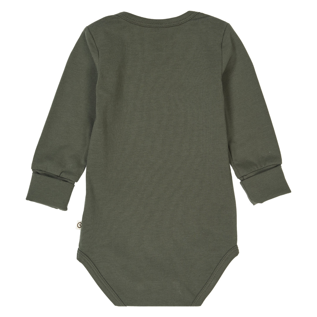 müsli Langarmbody Bodystockings Deep green 019040401