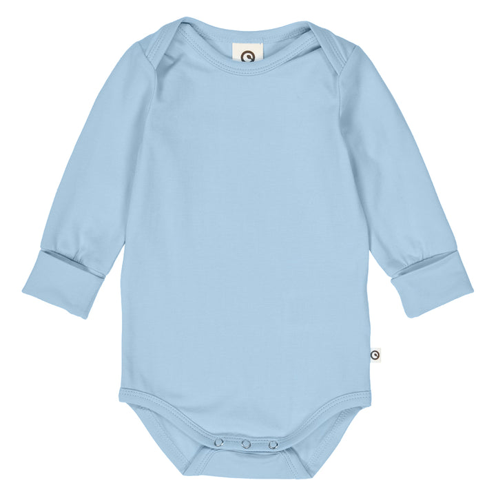müsli Langarmbody Bodystockings Soft blue 016401601