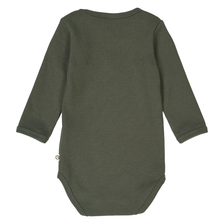 müsli Langarmbody Bodystockings Deep green 019040401