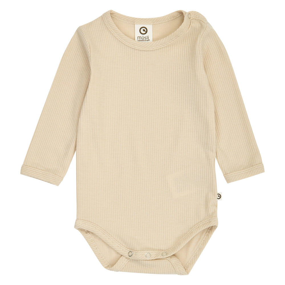 müsli Langarmbody Bodystockings Oat 013040401