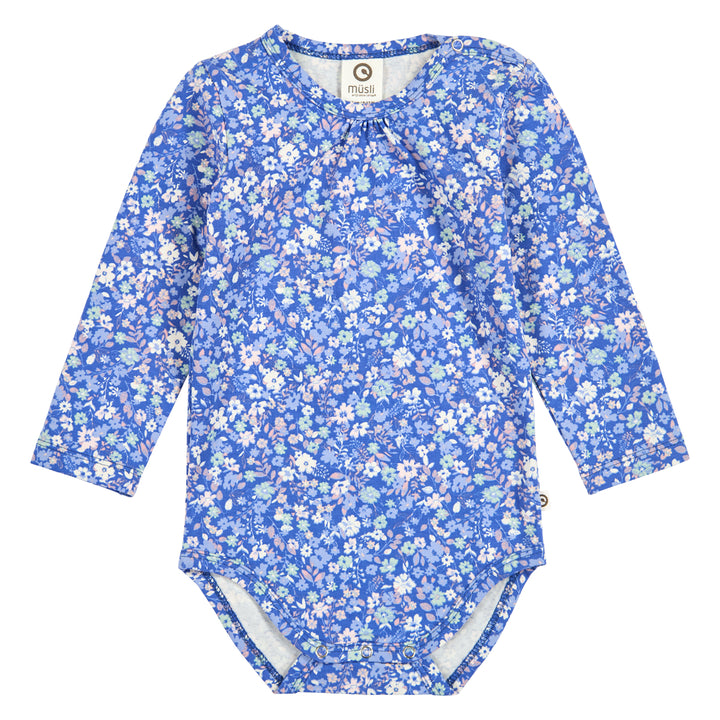 müsli Langarmbody Bodystockings Azure blue/ Nectar/ Tofu 690000307